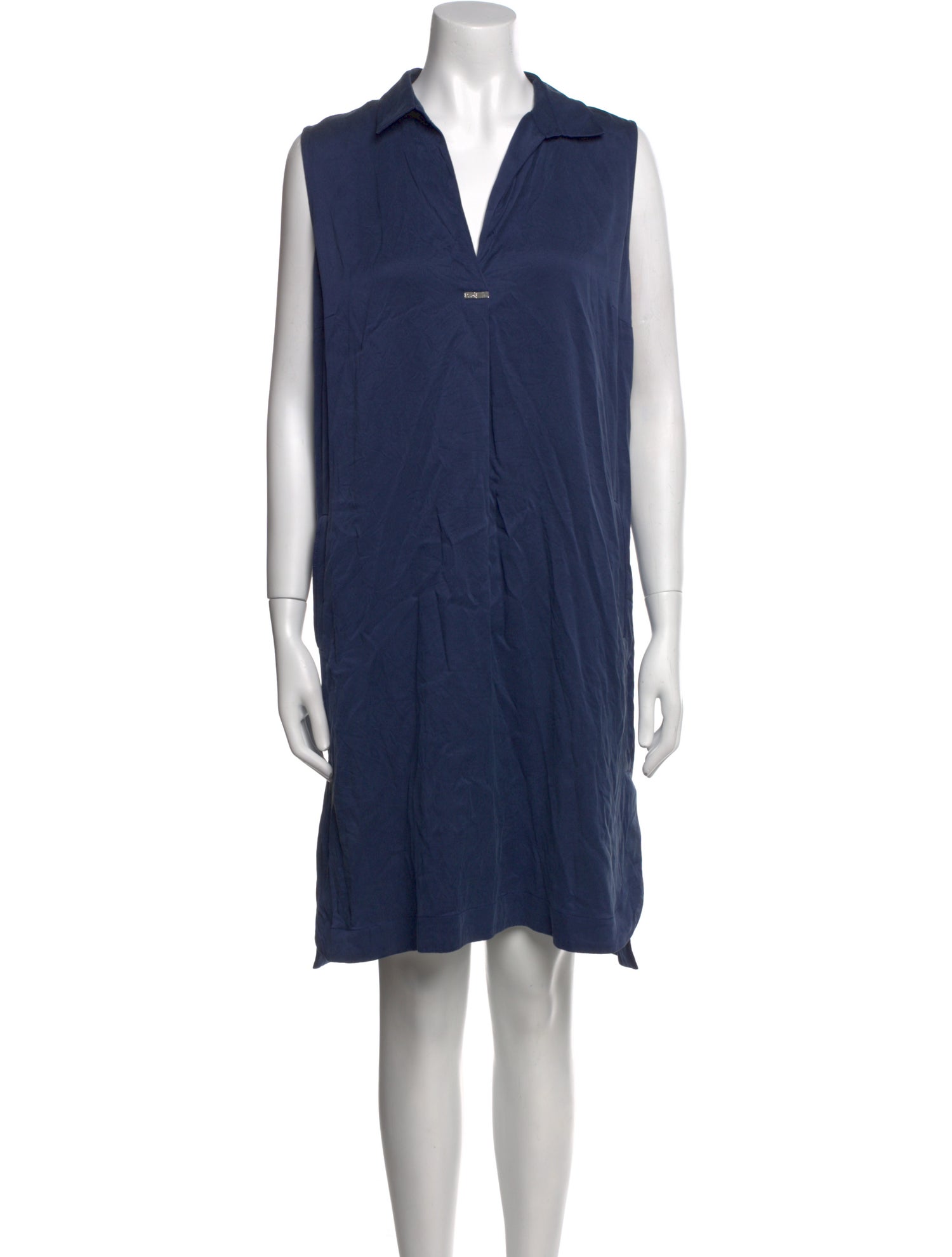 Lafayette 148 V-Neck Knee-Length Dress