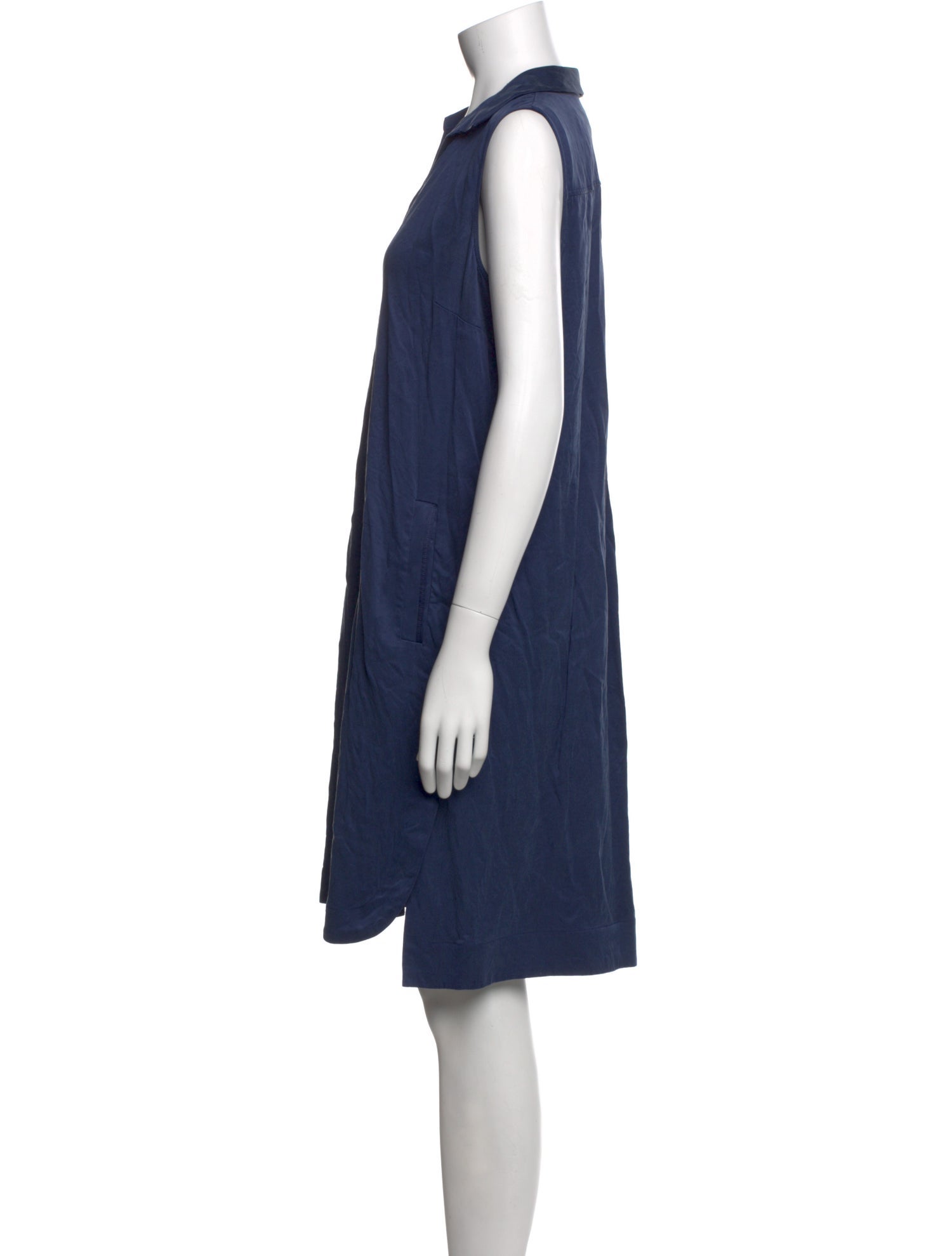 Lafayette 148 V-Neck Knee-Length Dress