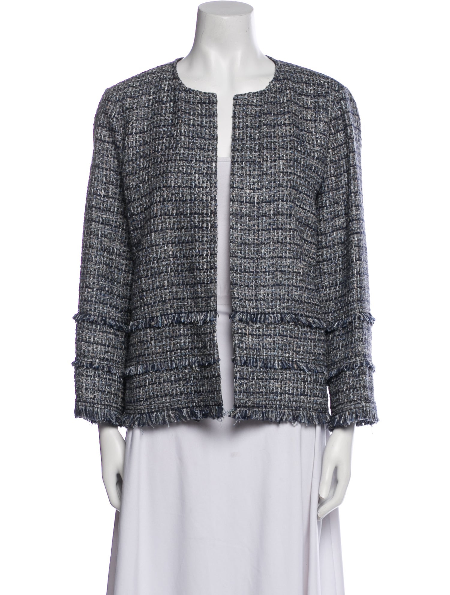 Lafayette 148 Tweed Pattern Evening Jacket