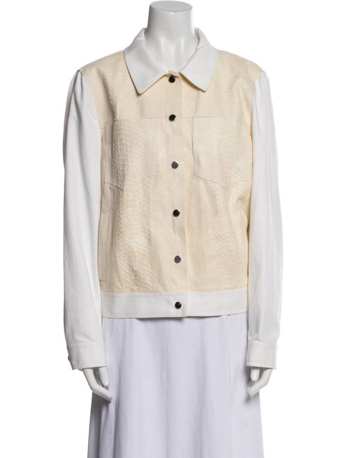 Lafayette 148 Leather Blazer