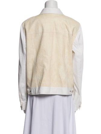 Lafayette 148 Leather Blazer