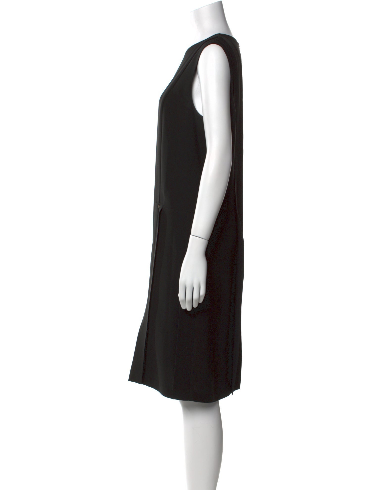 Lafayette 148 Bateau Neckline Knee-Length Dress