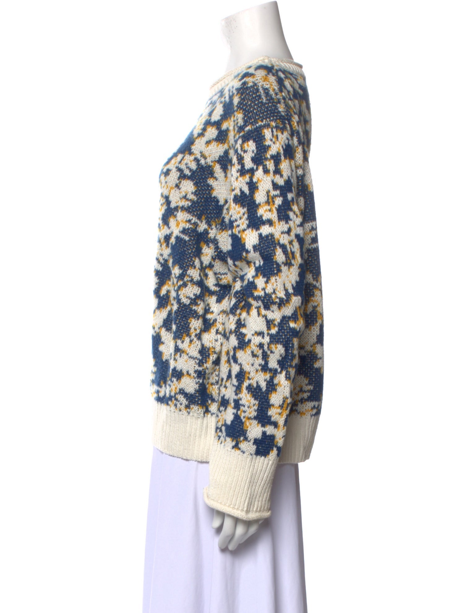 Lafayette 148 Cashmere Printed Sweater