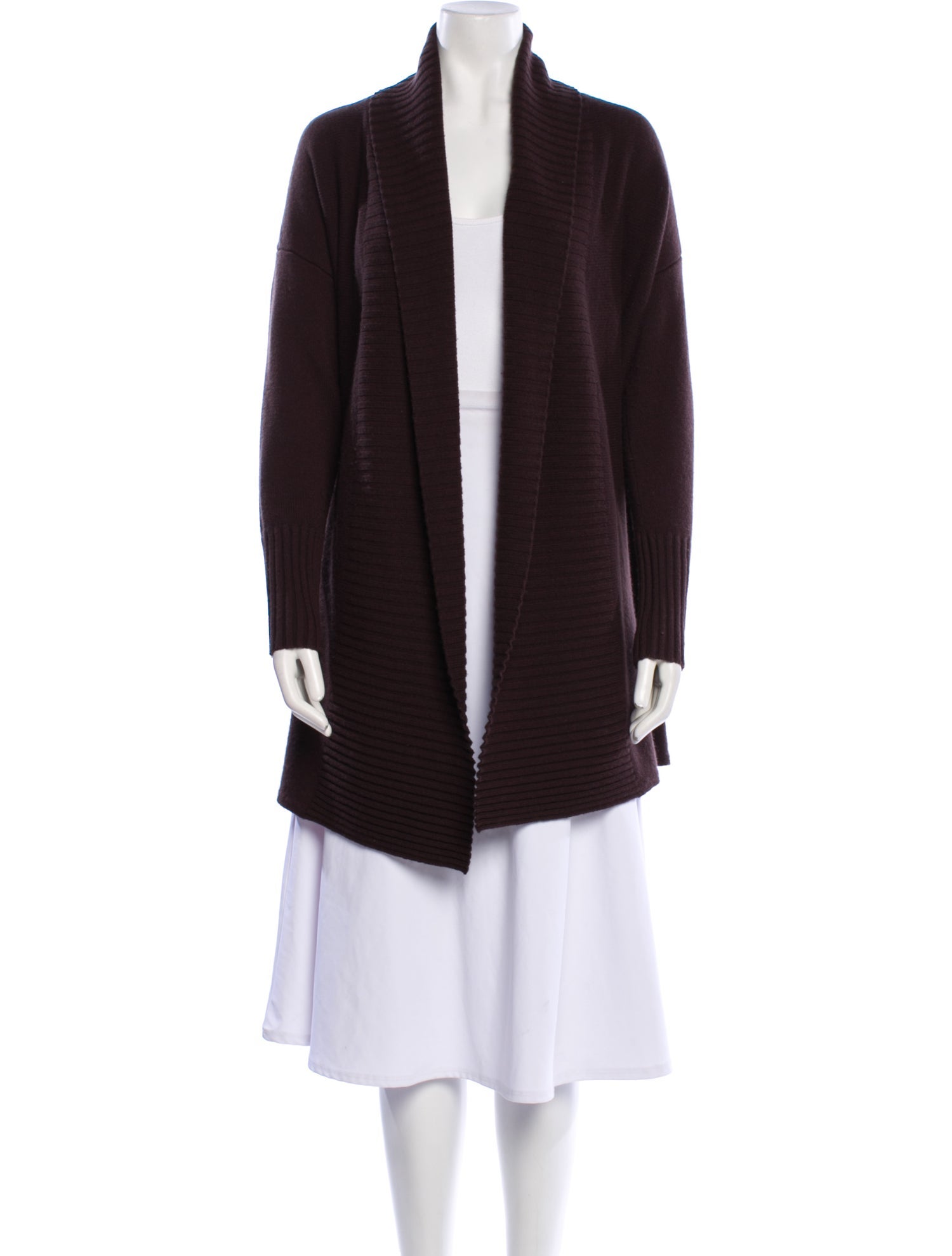 Lafayette 148 Cashmere Open Front Sweater