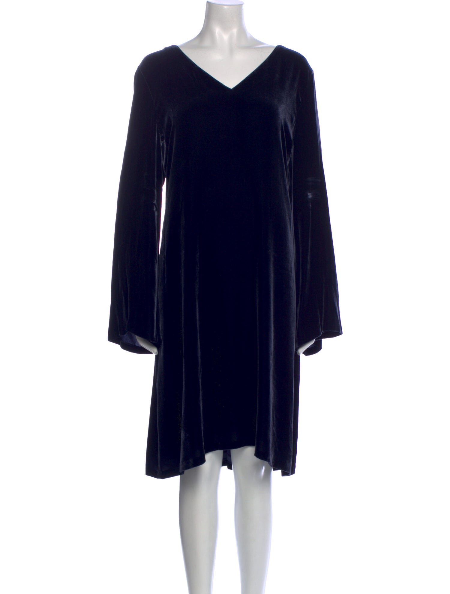 Lafayette 148 V-Neck Knee-Length Dress