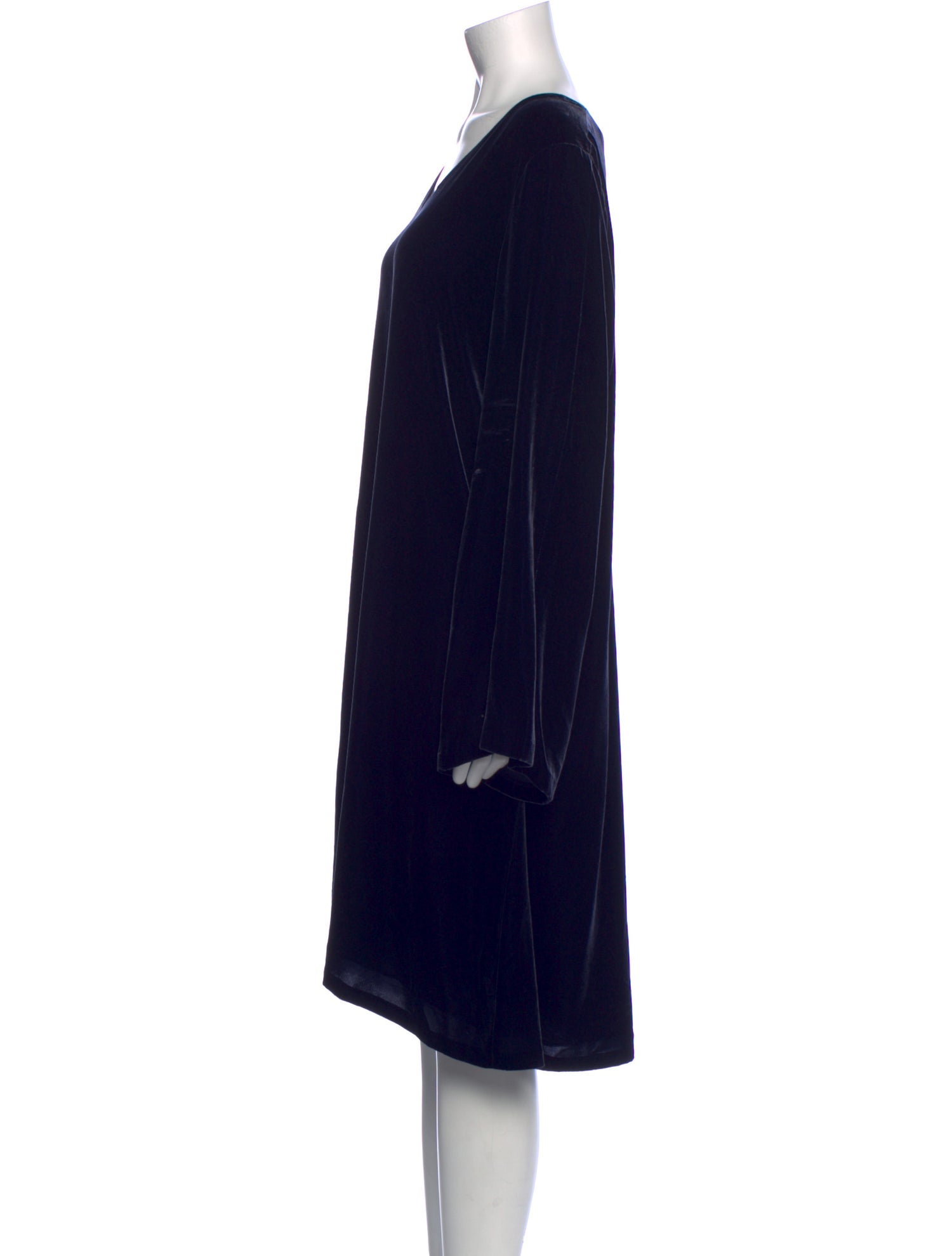 Lafayette 148 V-Neck Knee-Length Dress