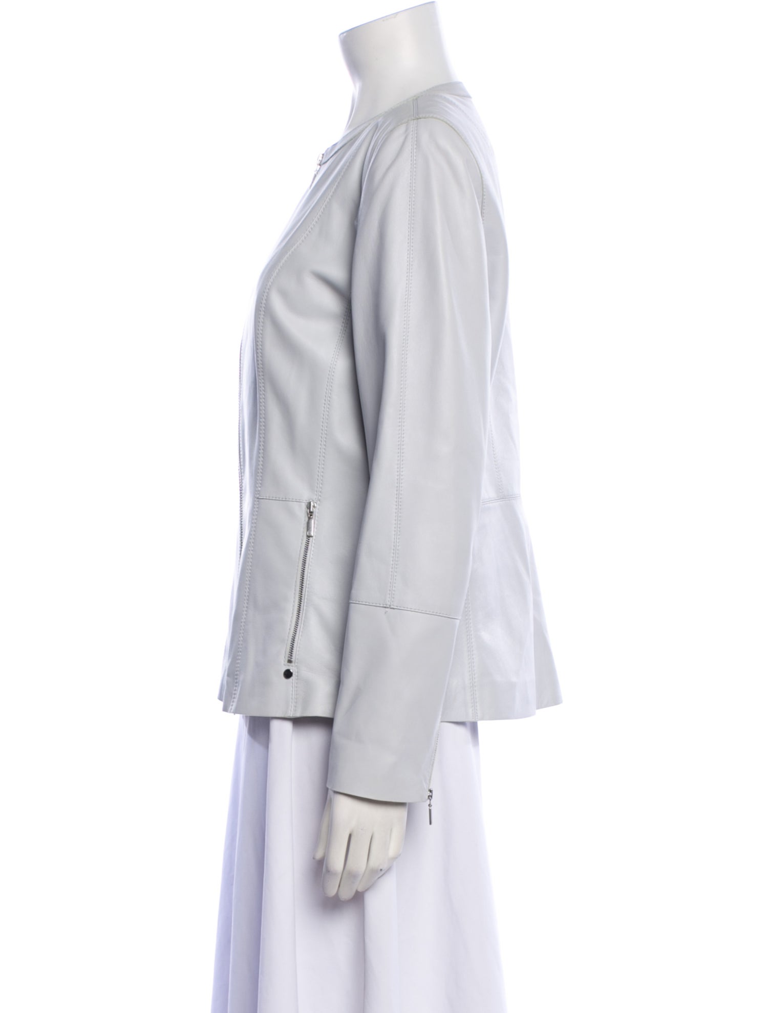 Lafayette 148 Leather Evening Jacket