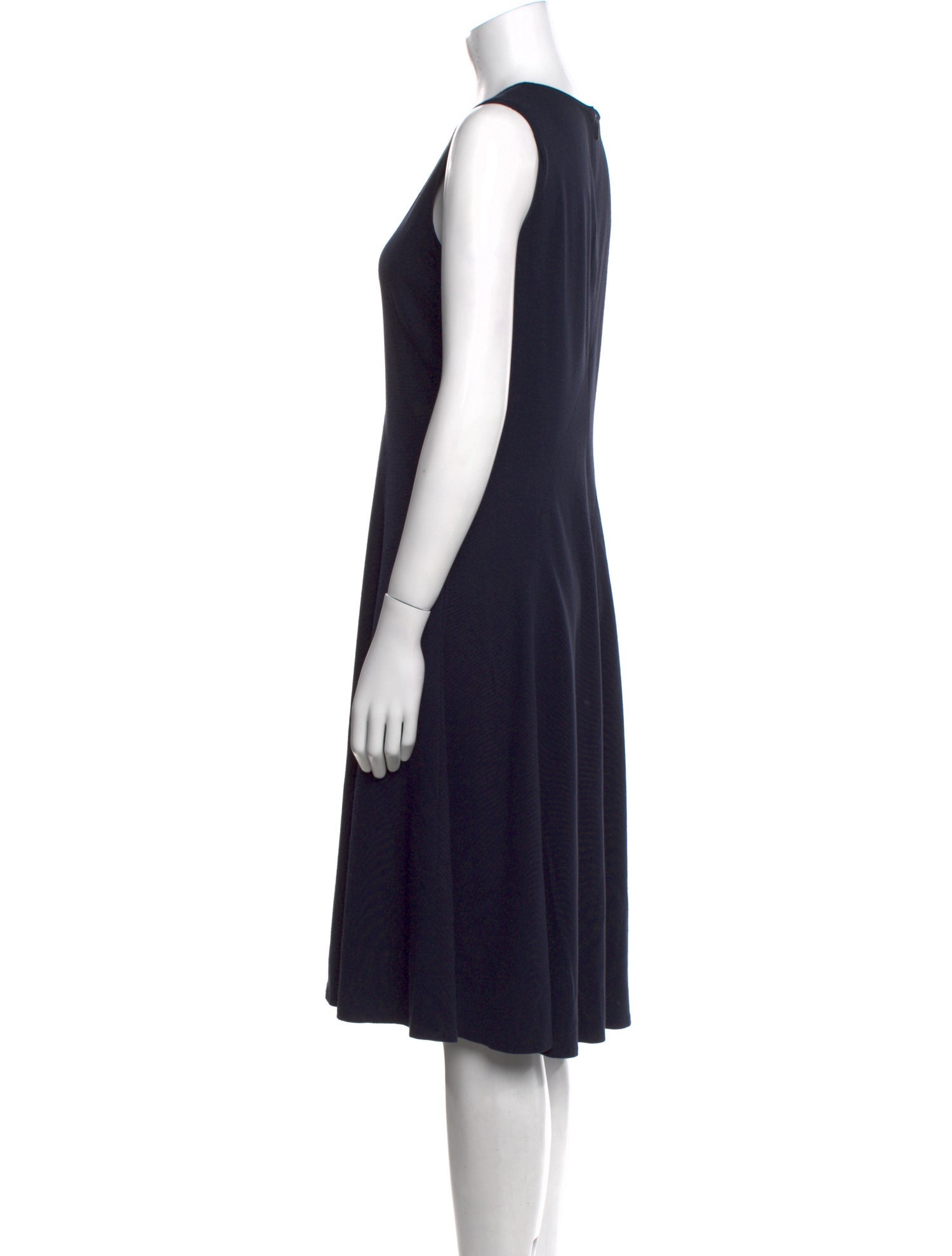Lafayette 148 Crew Neck Knee-Length Dress