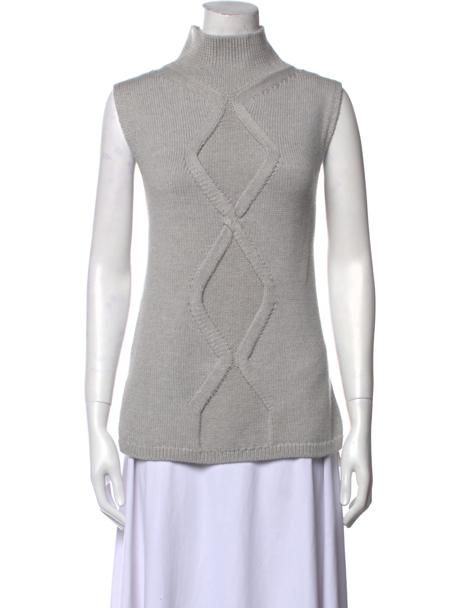 Lafayette 148 Wool Mock Neck Sweater