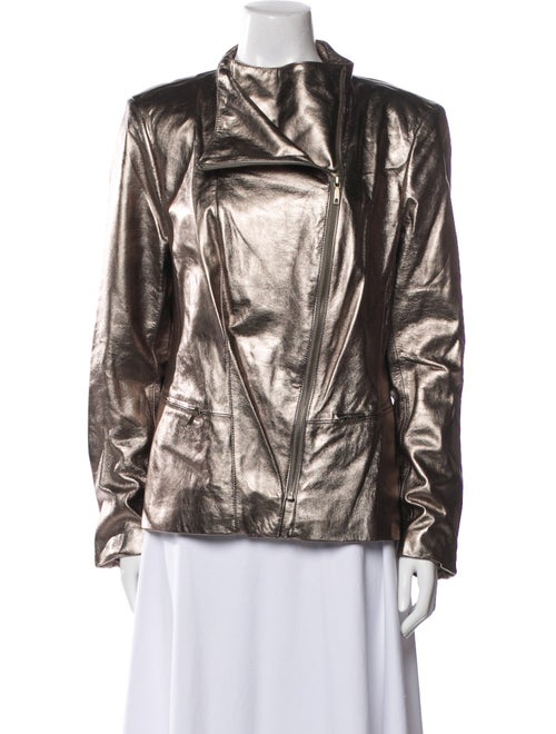 Lafayette 148 Leather Biker Jacket