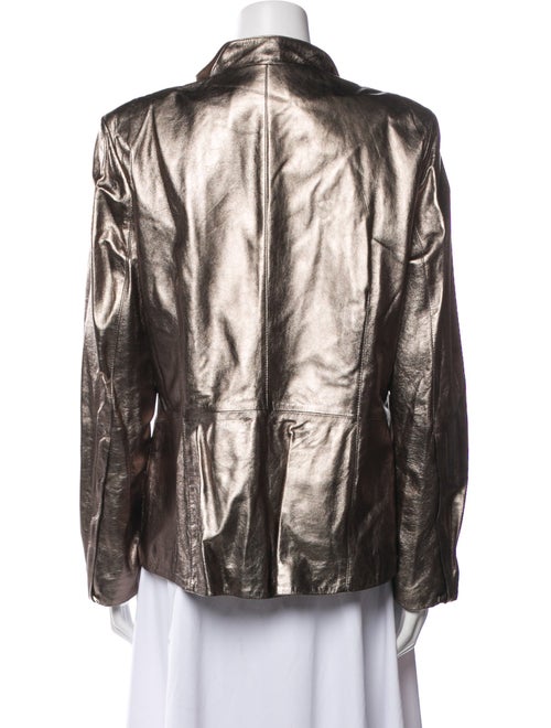 Lafayette 148 Leather Biker Jacket
