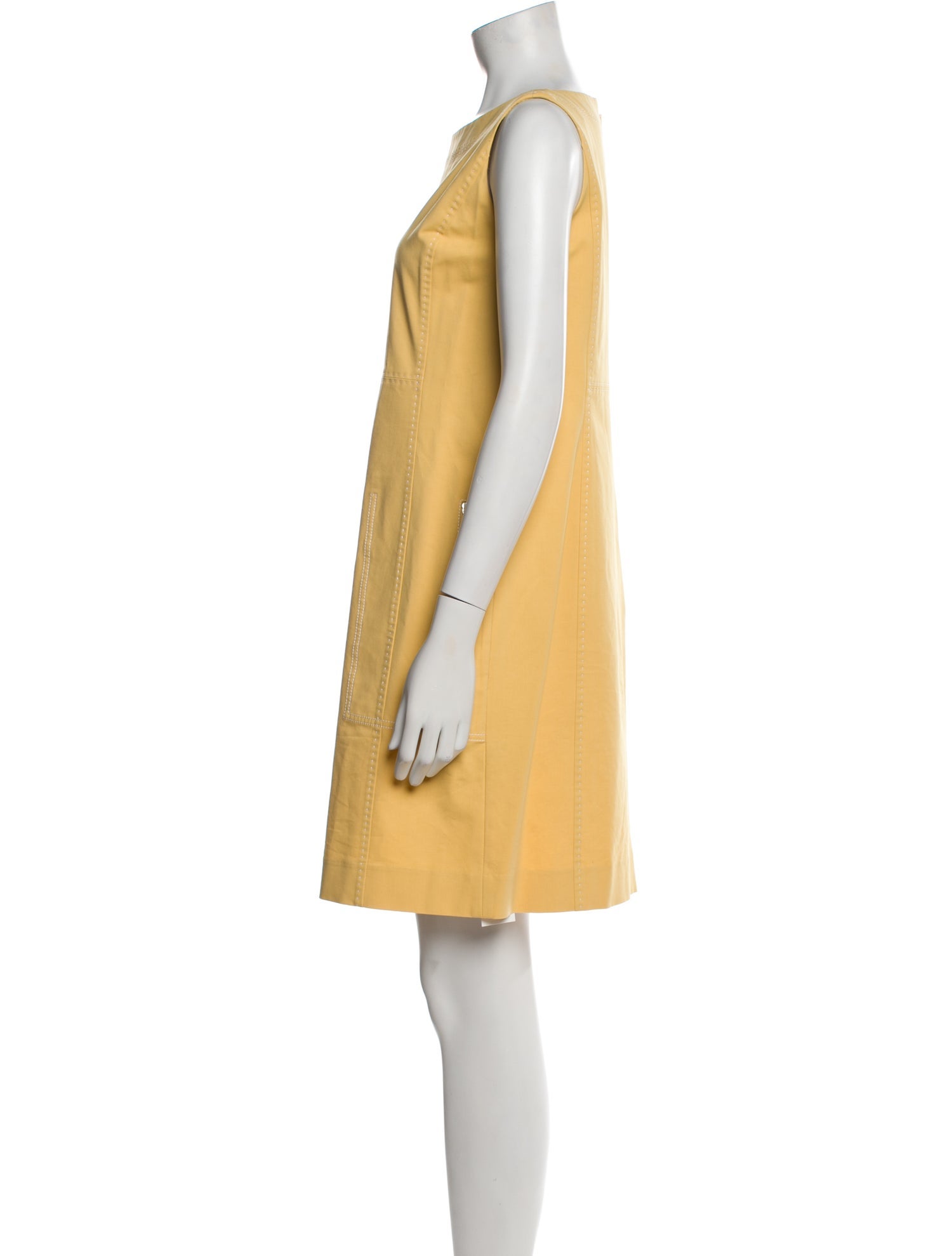 Lafayette 148 Bateau Neckline Mini Dress