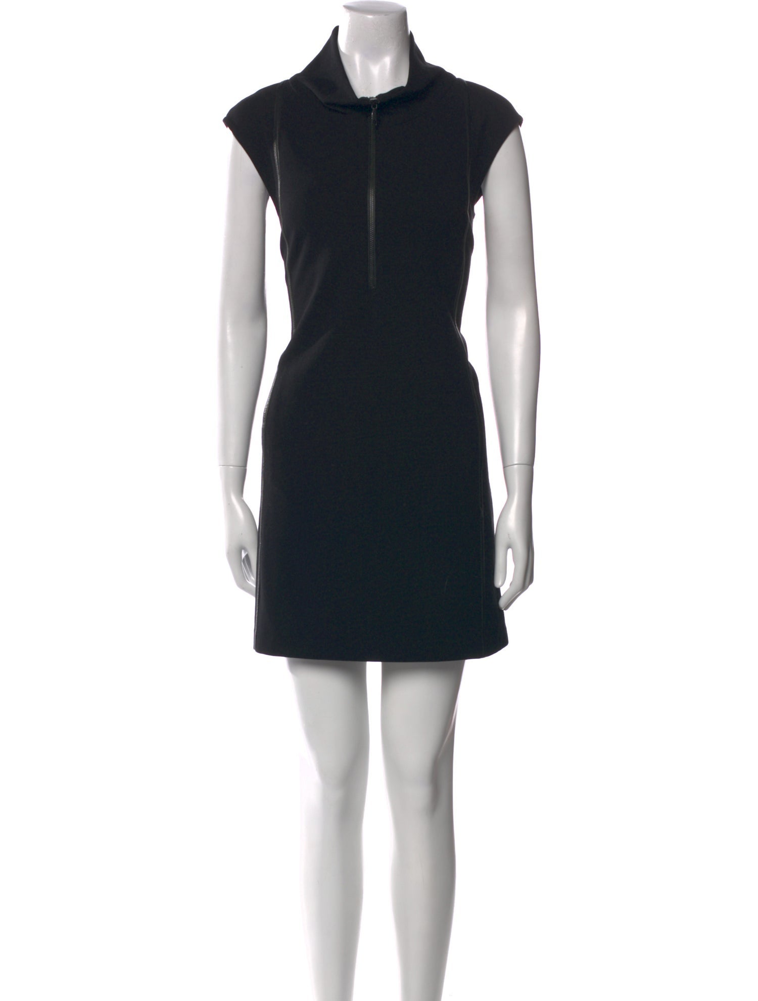 Lafayette 148 Mock Neck Mini Dress