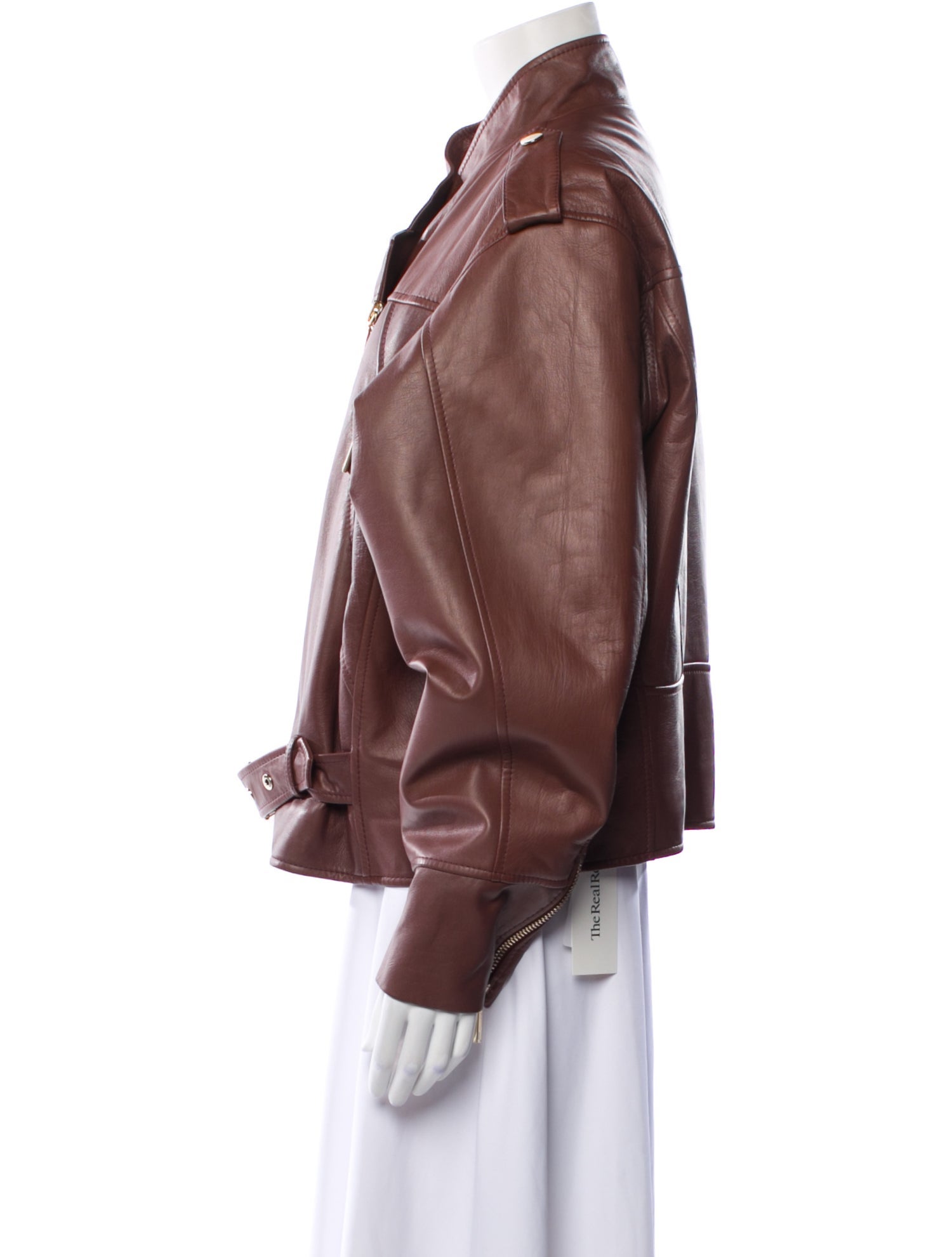 Lafayette 148 Lambskin Biker Jacket