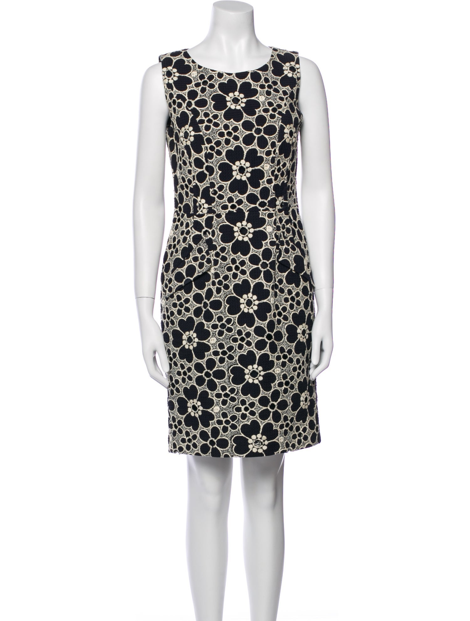 Lafayette 148 Floral Print Mini Dress