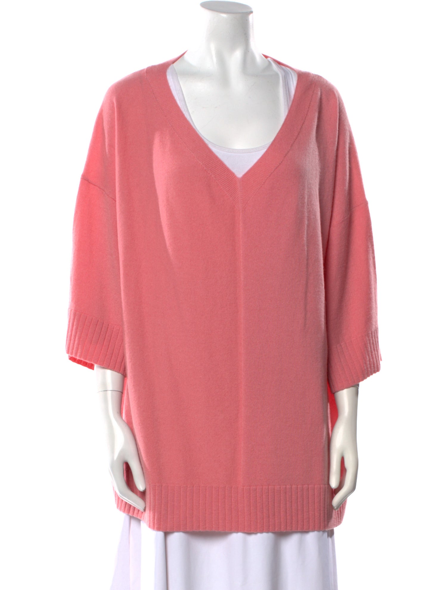 Lafayette 148 Cashmere V-Neck Sweater