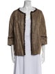 Lafayette 148 Linen Tweed Pattern Jacket
