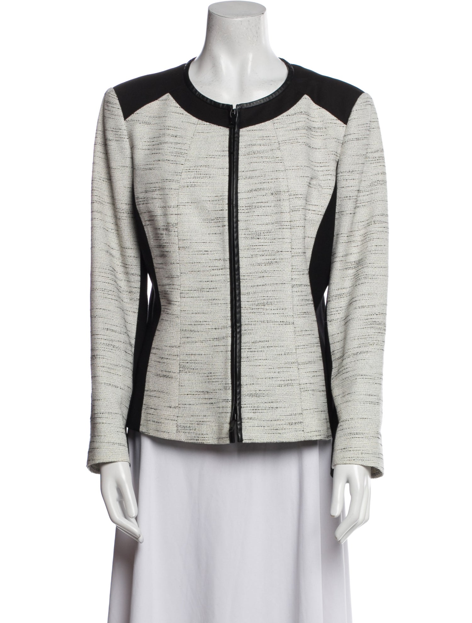 Lafayette 148 Tweed Pattern Evening Jacket