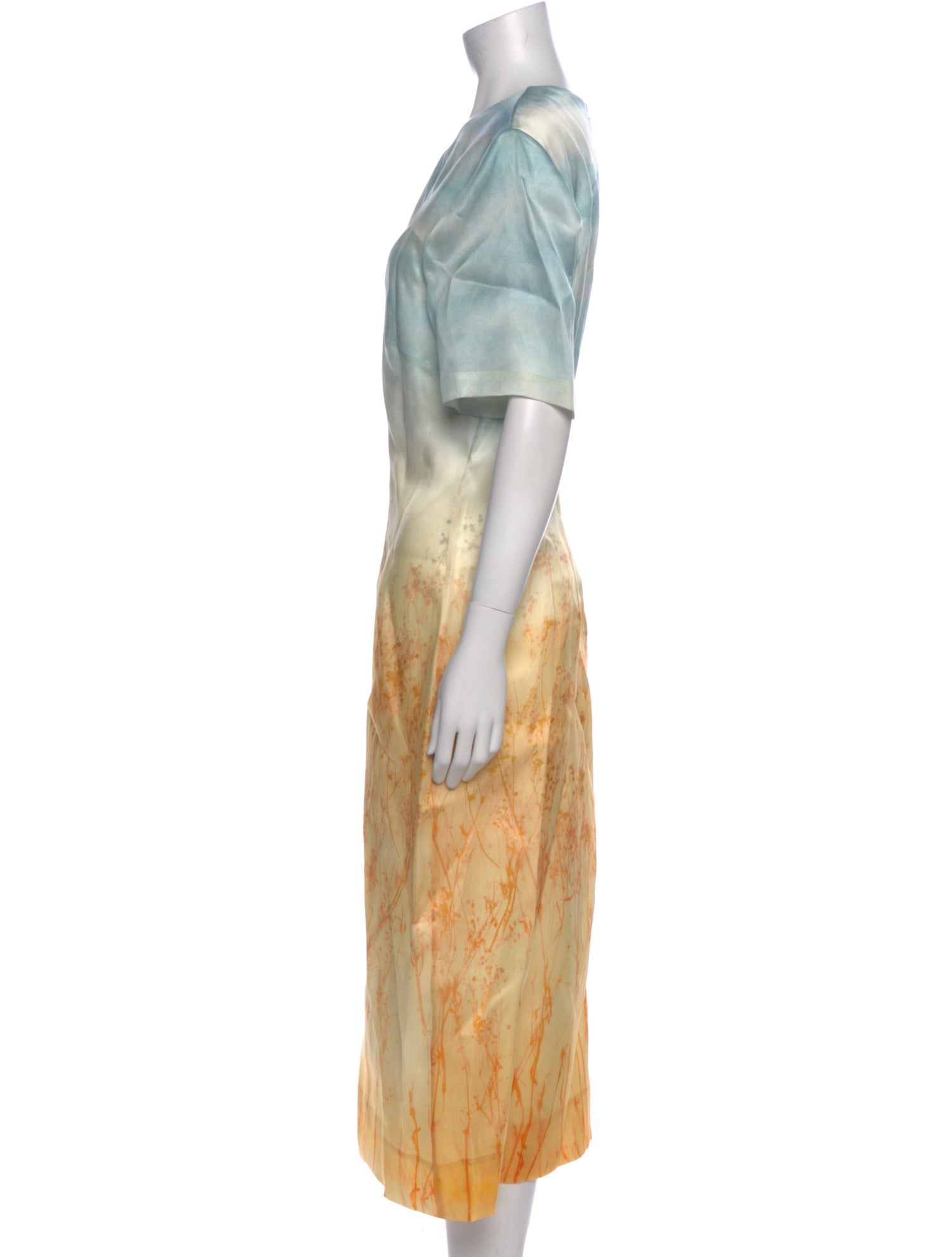 Lafayette 148 Silk Long Dress w/ Tags