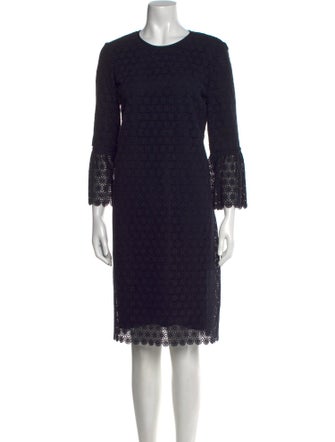 Lafayette 148 Crew Neck Knee-Length Dress