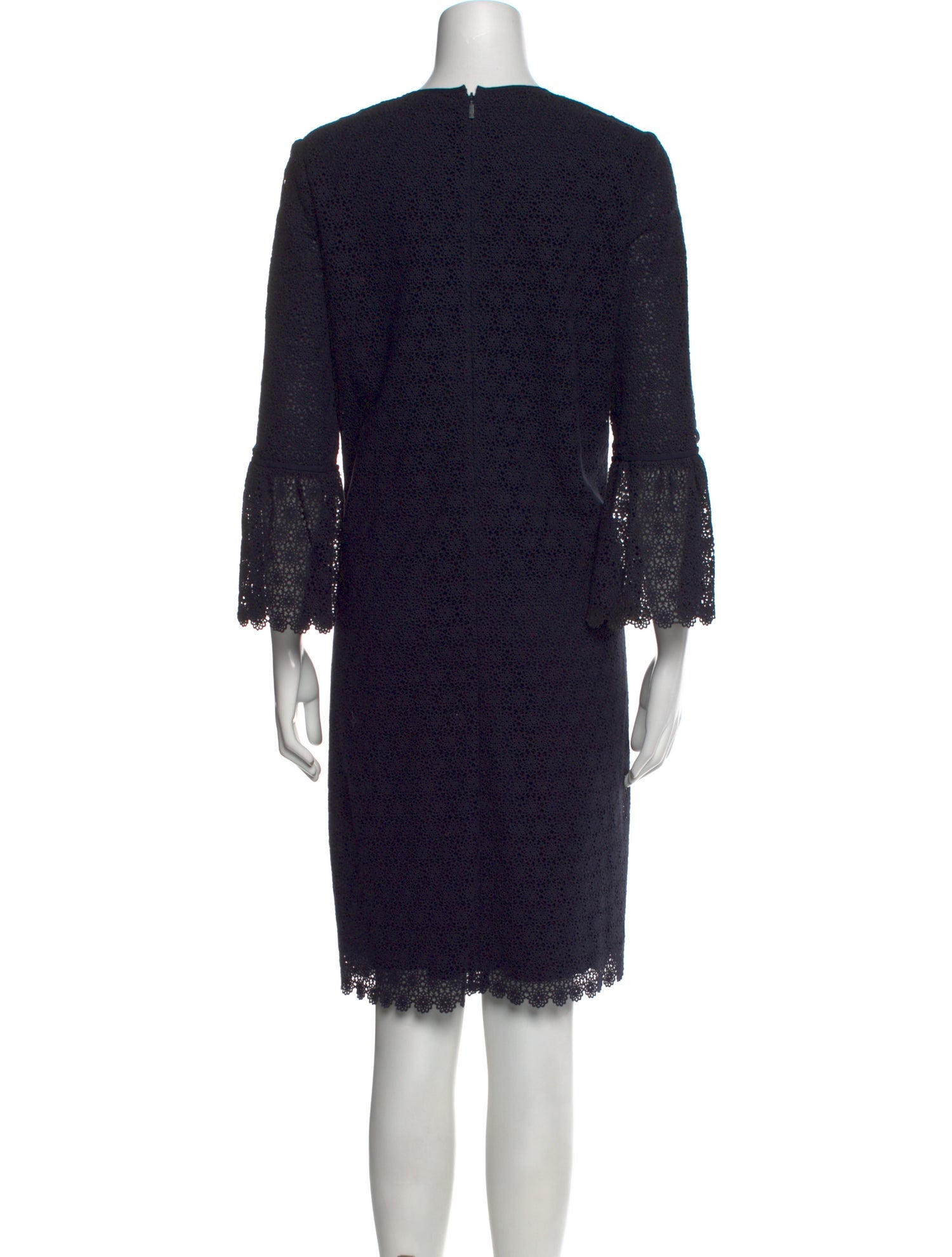 Lafayette 148 Crew Neck Knee-Length Dress