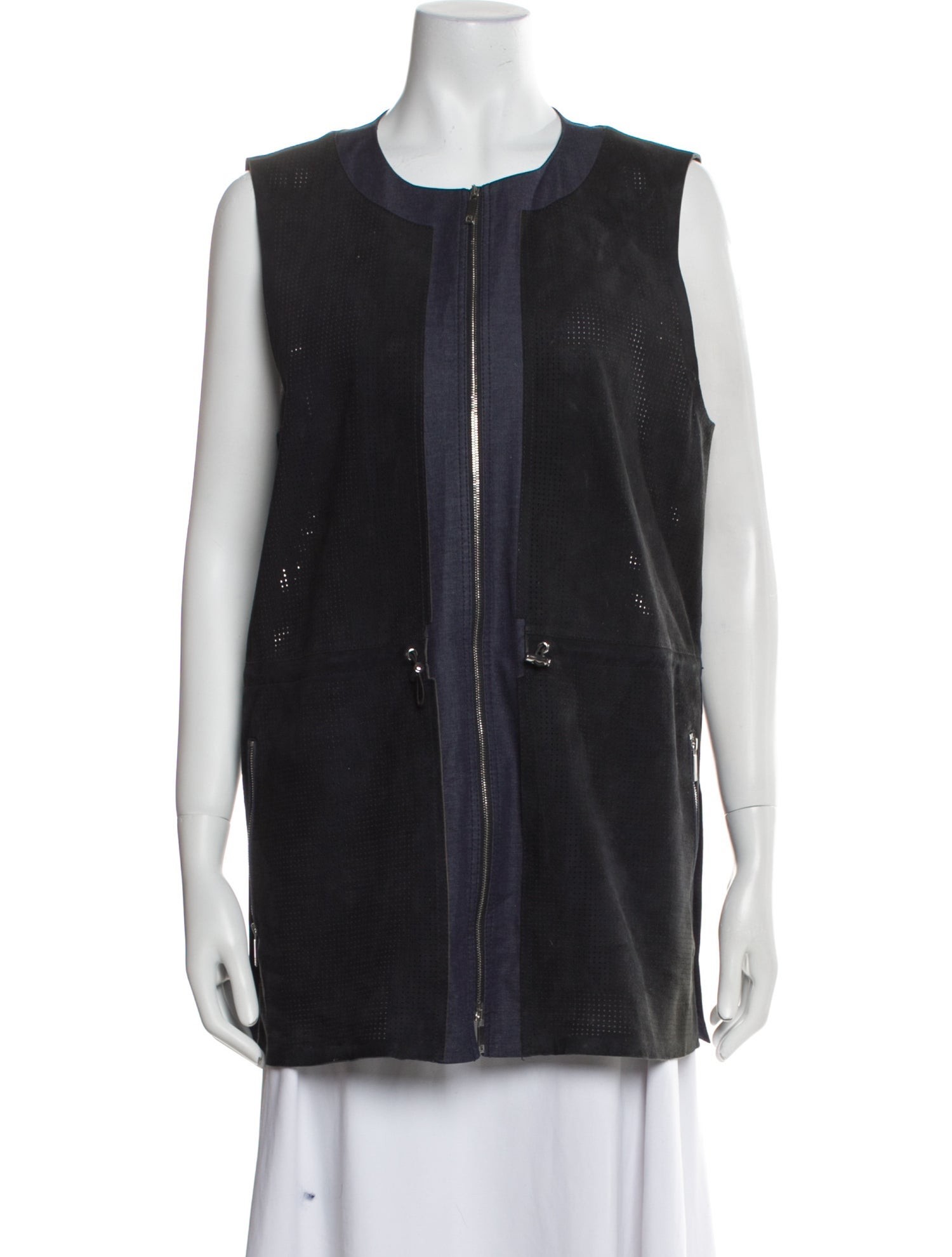 Lafayette 148 Leather Vest