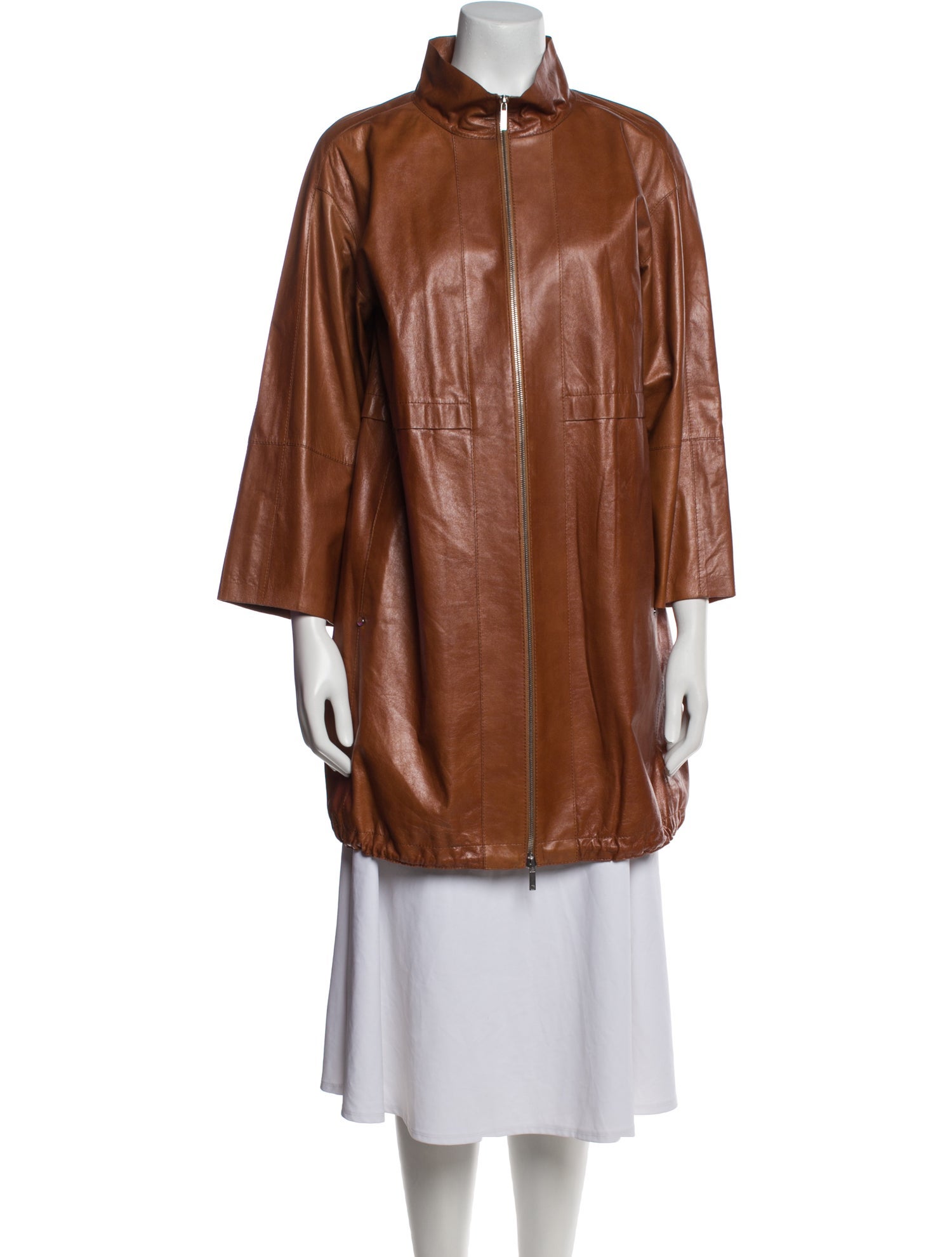 Lafayette 148 Leather Coat