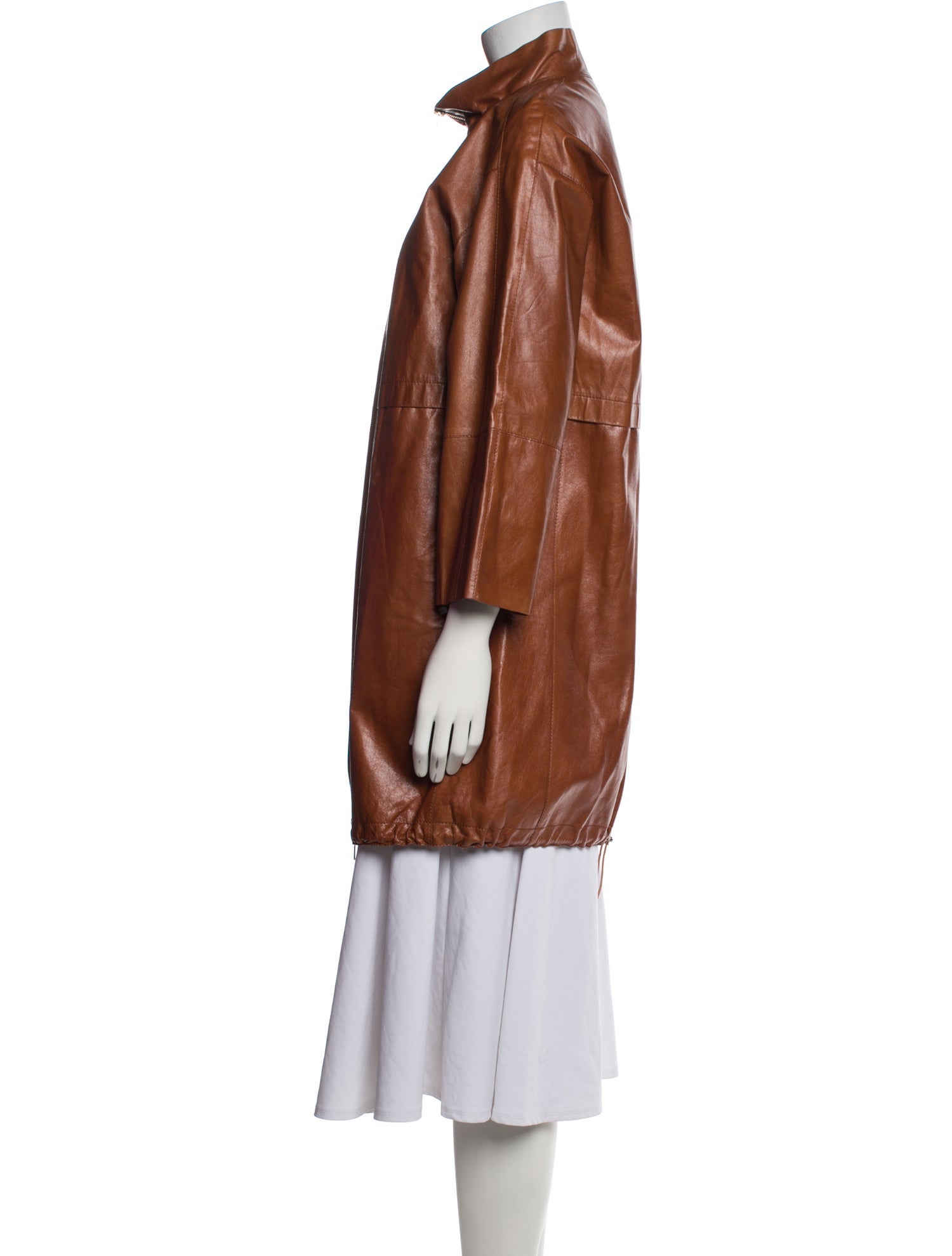 Lafayette 148 Leather Coat