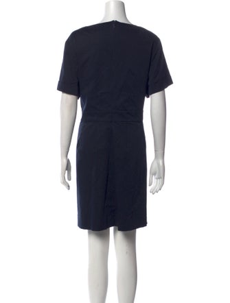Lafayette 148 Scoop Neck Mini Dress