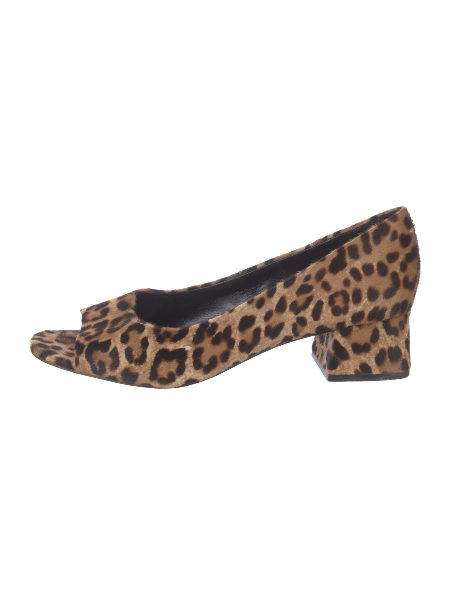 Lafayette 148 Ponyhair Animal Print Slingback Sandals