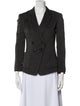 Lafayette 148 Virgin Wool Printed Blazer