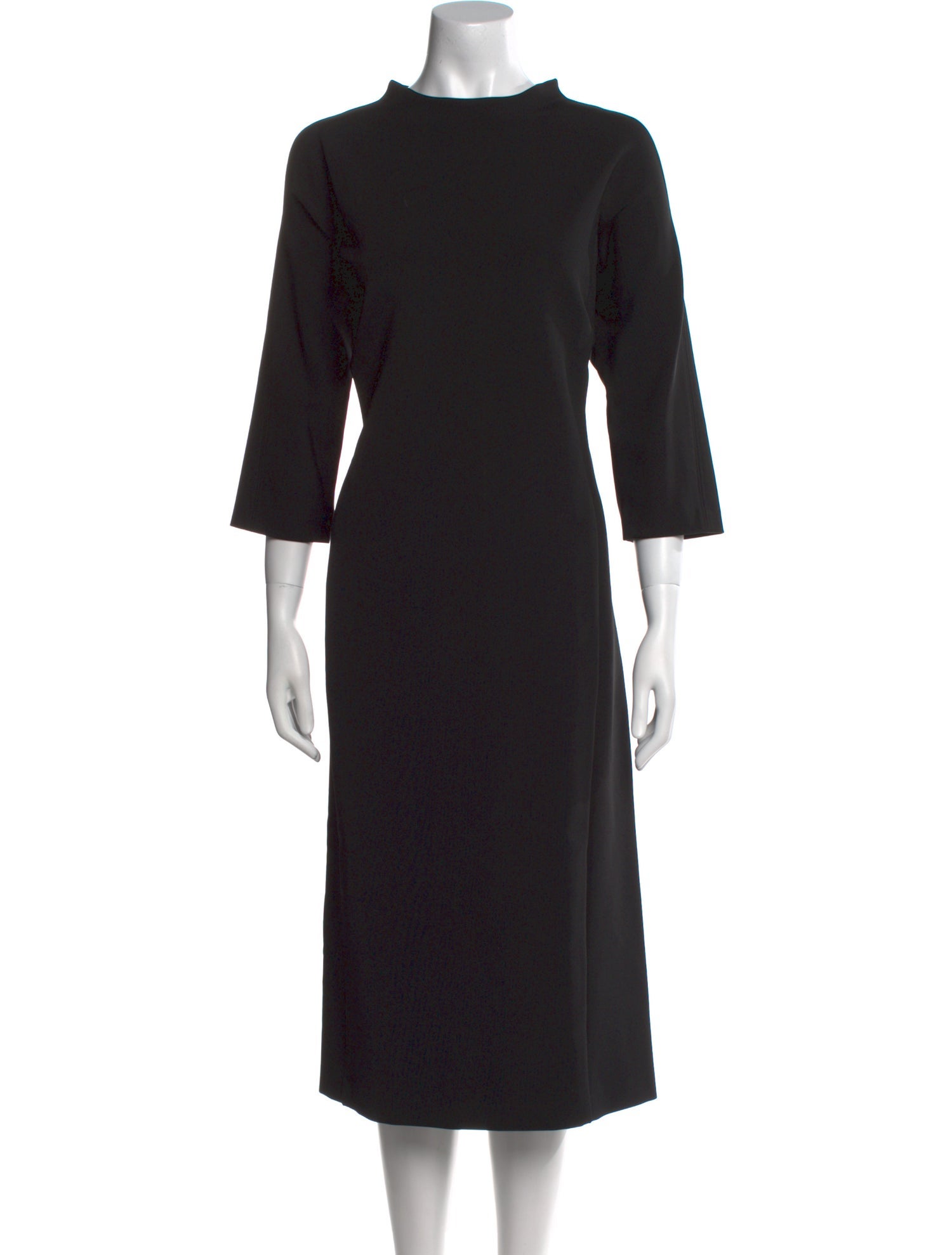 Lafayette 148 Mock Neck Midi Length Dress