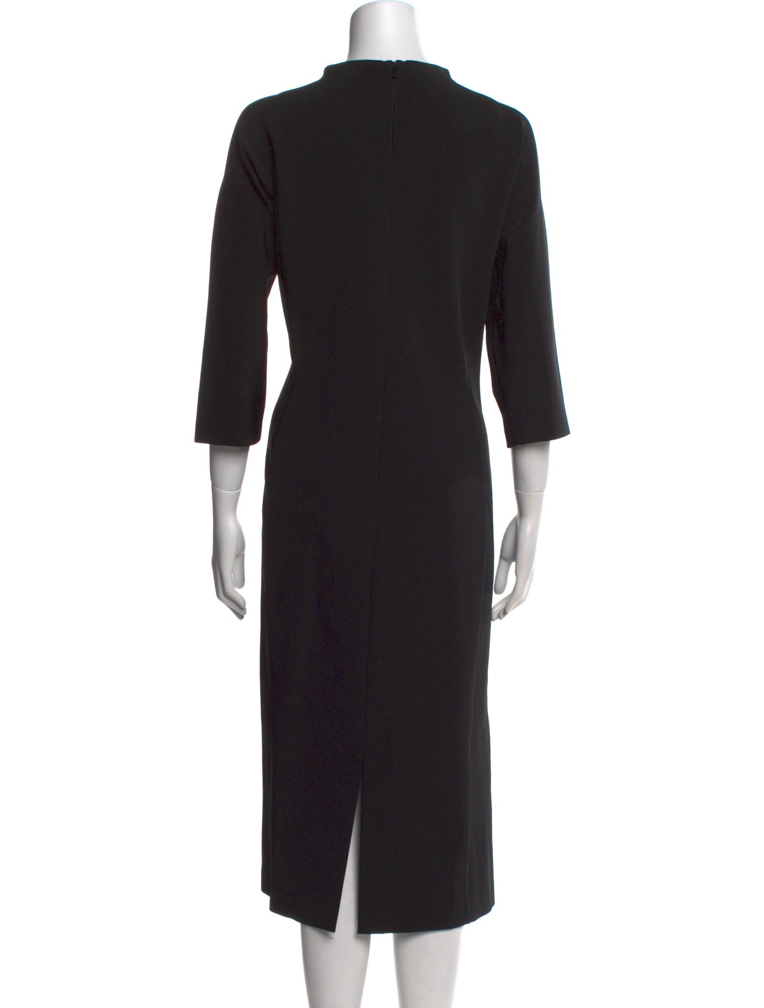 Lafayette 148 Mock Neck Midi Length Dress