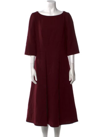 Lafayette 148 Wool Midi Length Dress