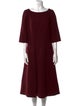 Lafayette 148 Wool Midi Length Dress