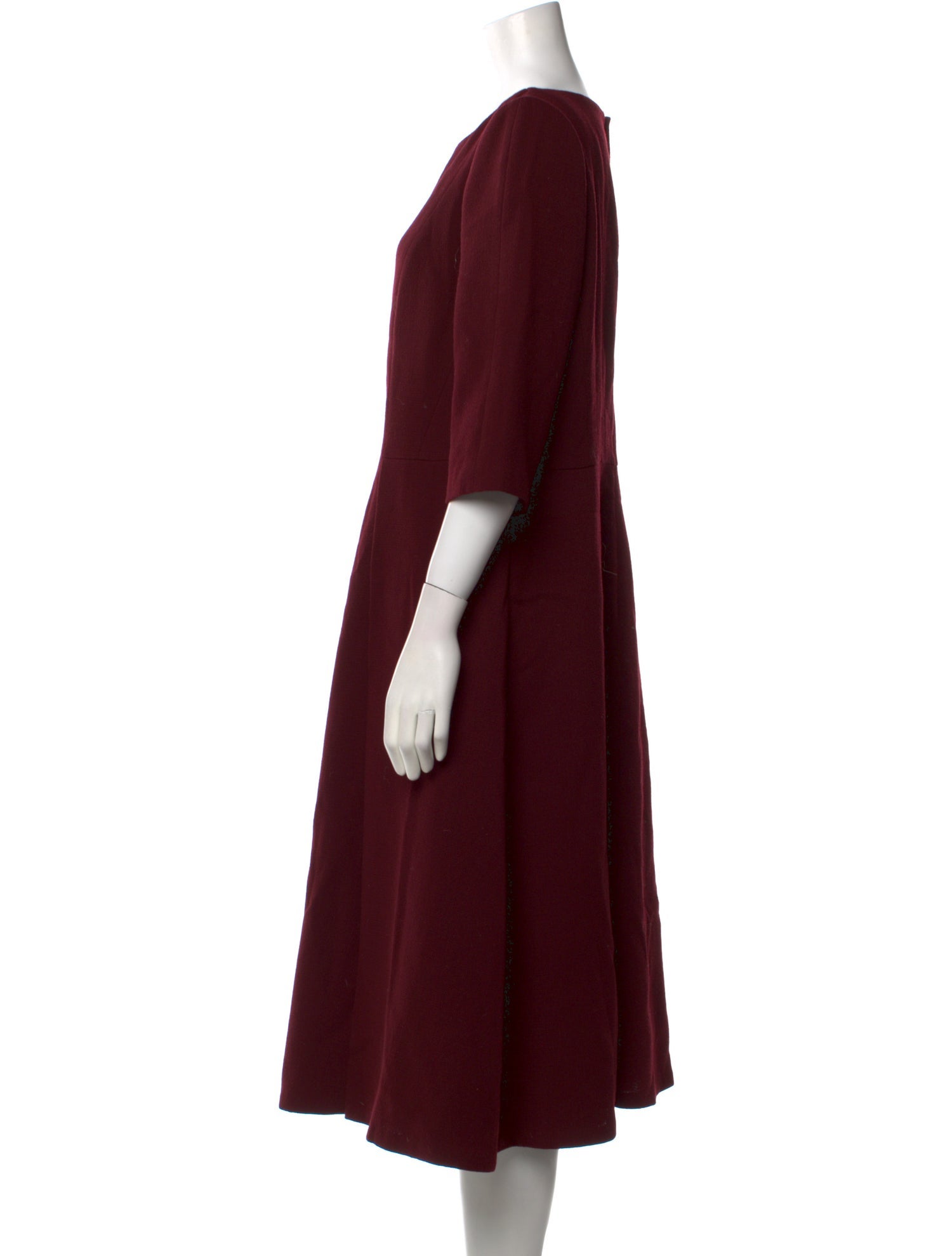 Lafayette 148 Wool Midi Length Dress