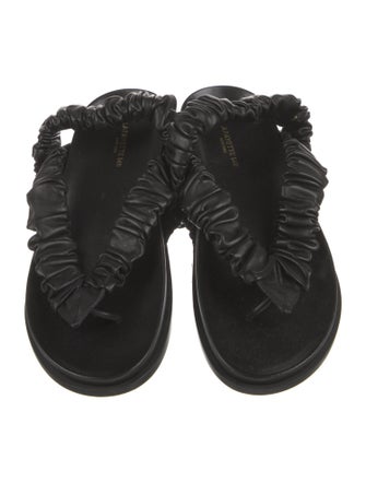 Lafayette 148 Leather Slingback Sandals