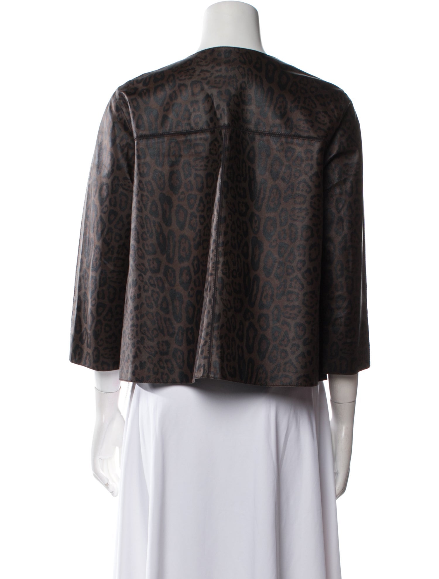 Lafayette 148 Leather Evening Jacket