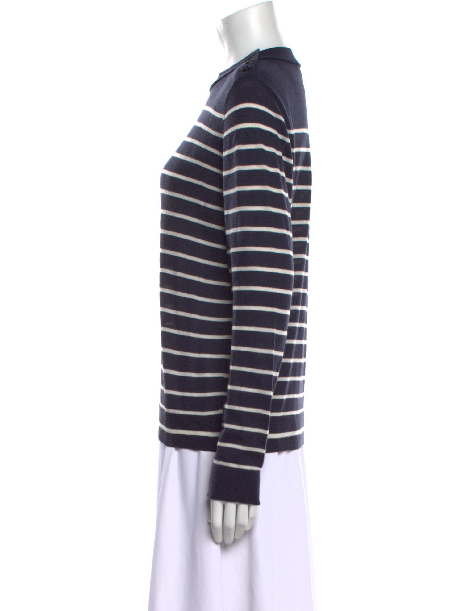 Lafayette 148 Cashmere Striped Sweater w/ Tags