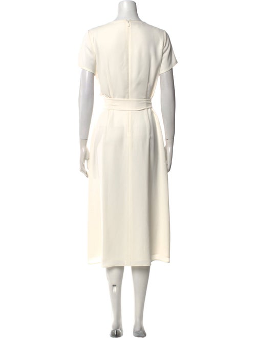 Lafayette 148 V-Neck Midi Length Dress