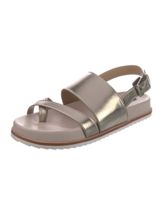 Lafayette 148 Leather Slingback Sandals