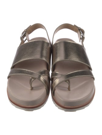 Lafayette 148 Leather Slingback Sandals