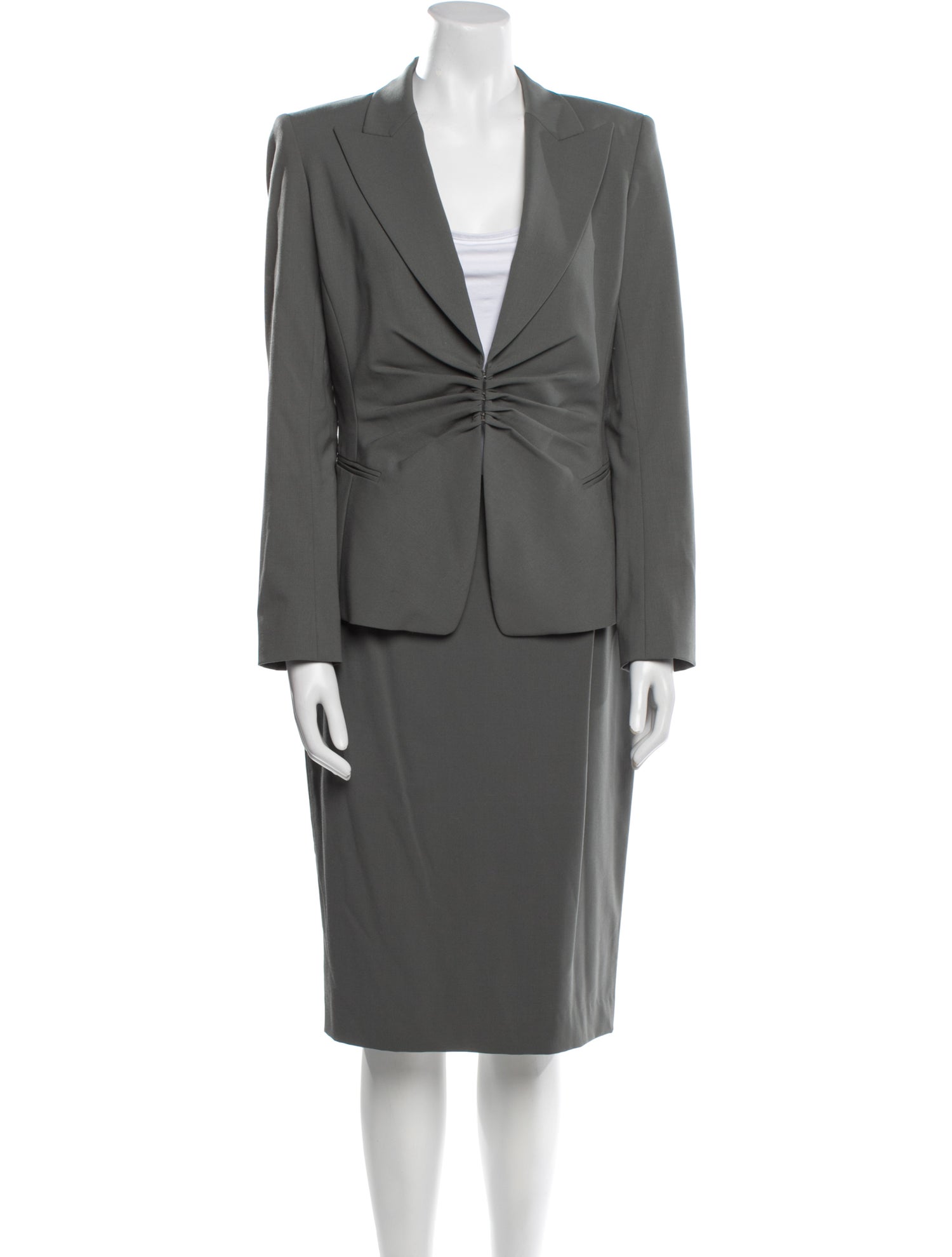 Lafayette 148 Virgin Wool Skirt Set