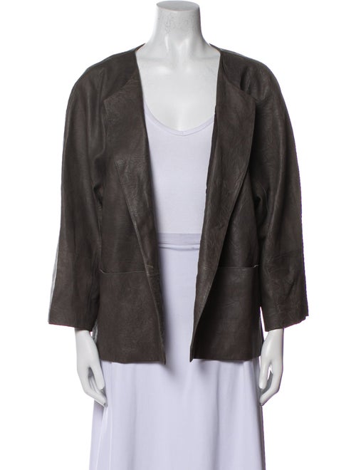 Lafayette 148 Leather Evening Jacket