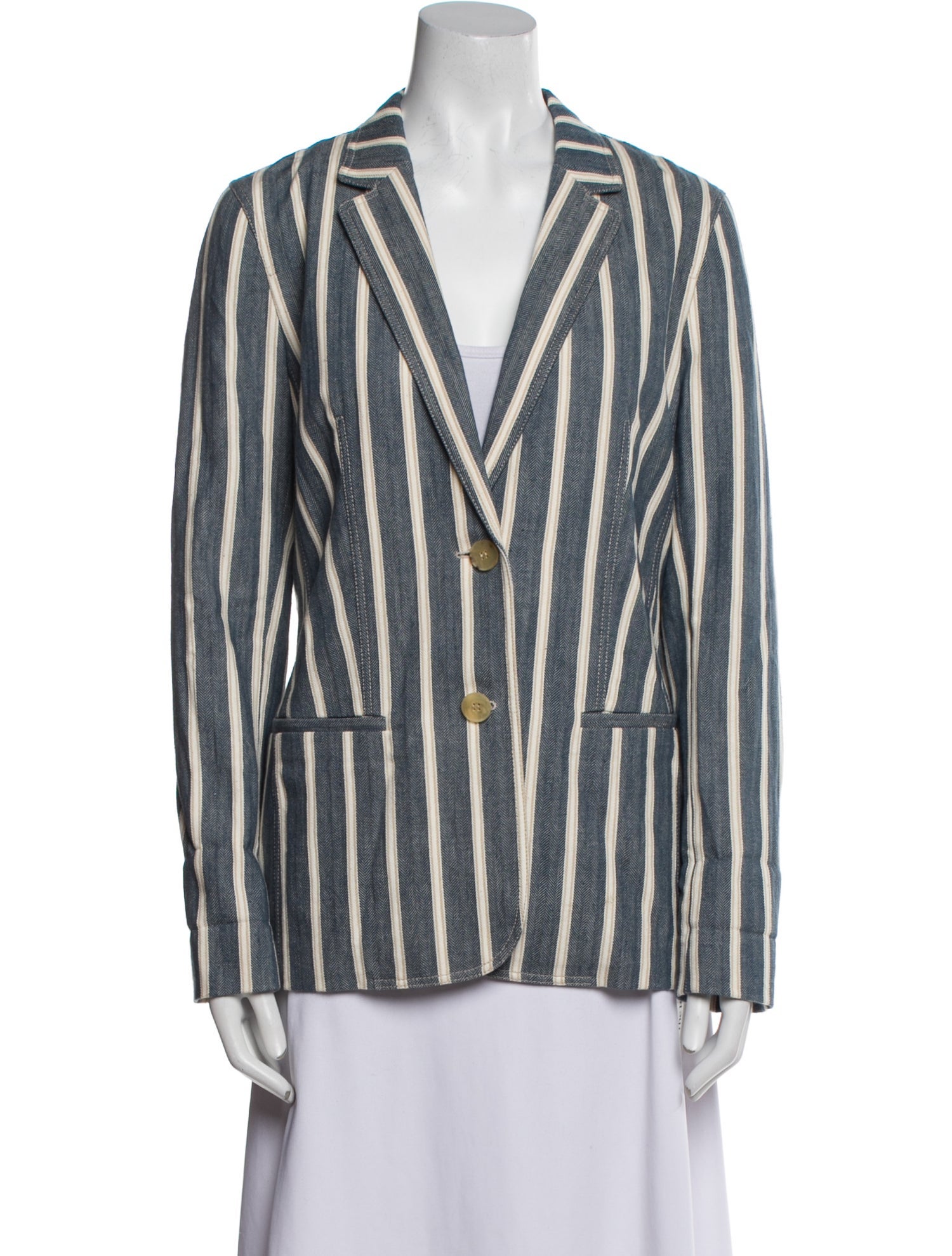Lafayette 148 Striped Blazer