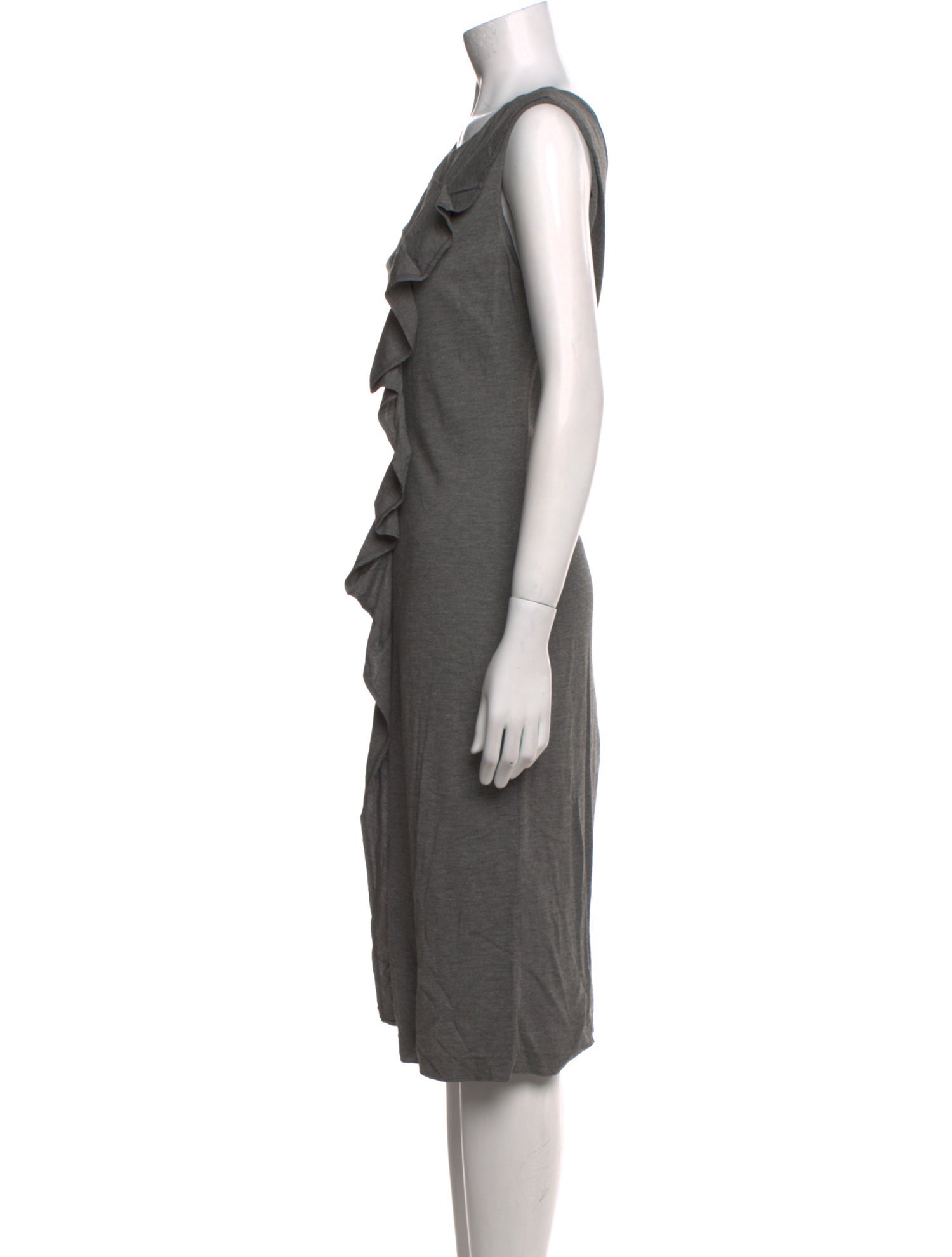 Lafayette 148 Bateau Neckline Knee-Length Dress