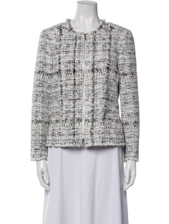 Lafayette 148 Tweed Pattern Evening Jacket