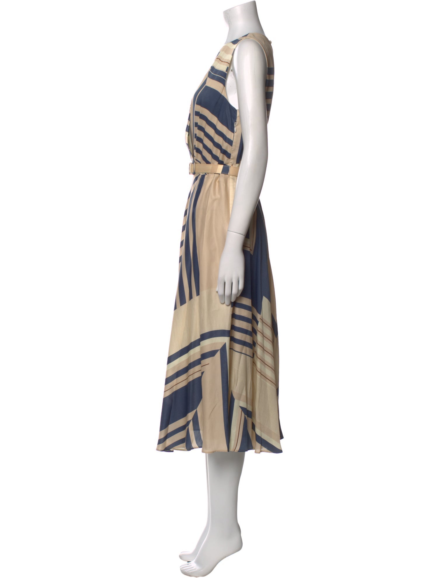 Lafayette 148 Printed Midi Length Dress w/ Tags