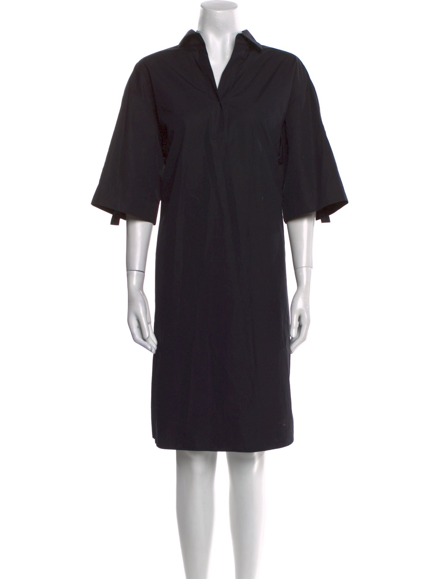 Lafayette 148 V-Neck Knee-Length Dress