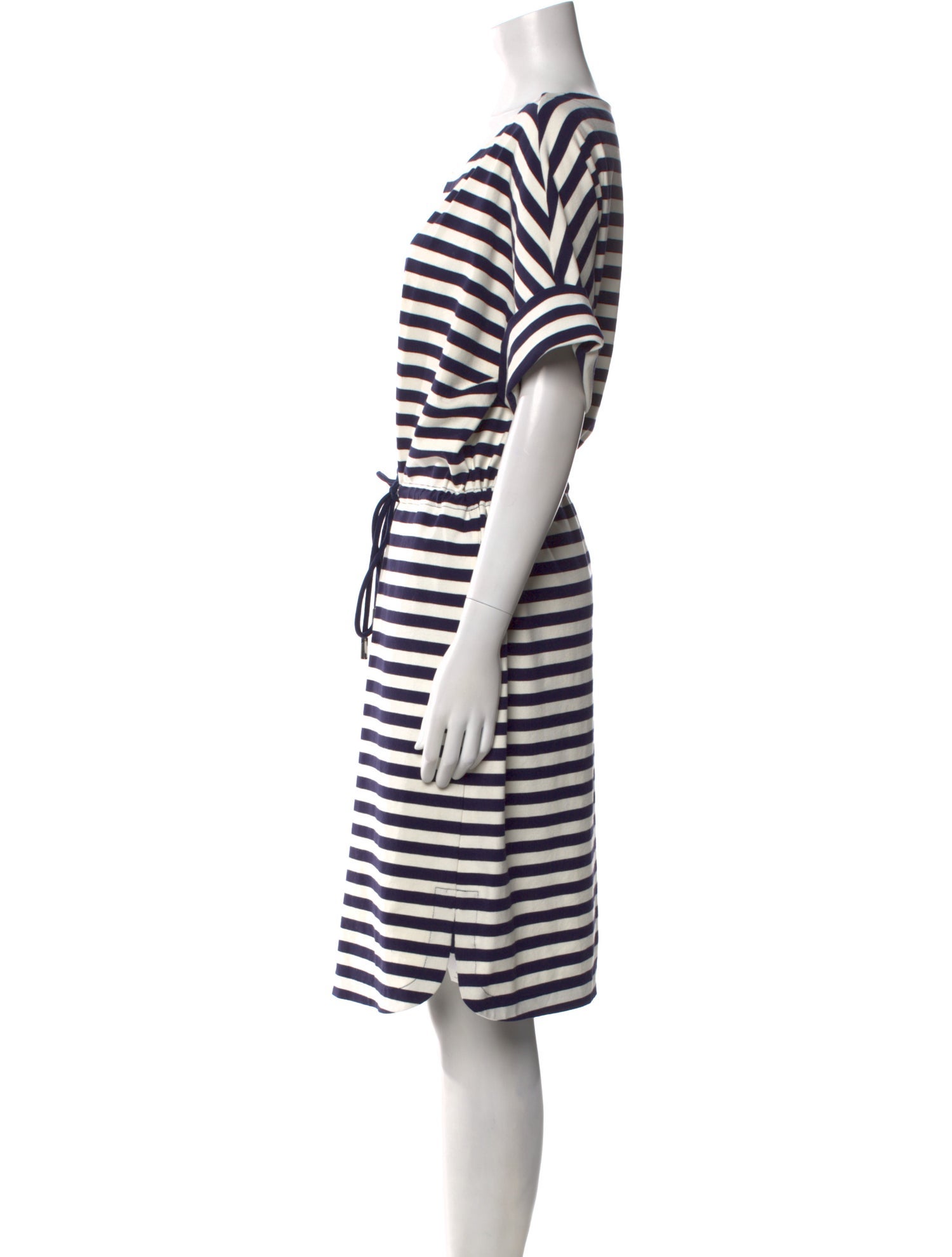 Lafayette 148 Striped Knee-Length Dress